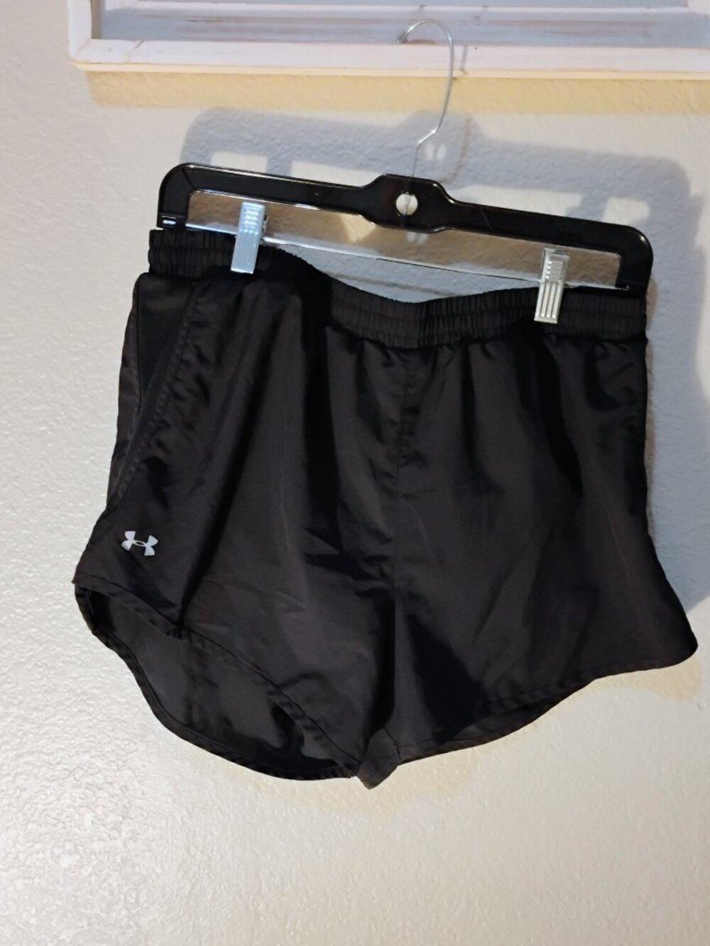 Women's Black Large Under Armour Running Shorts